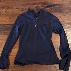 Women’s Spyder fitted running quarter zip